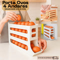 Porta Ovos Rolante 4 Andares – Organiza até 30 Ovos na Geladeira