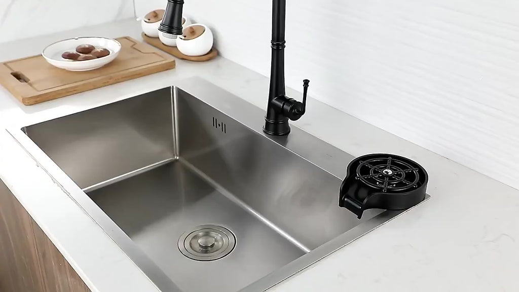 Lavador Automático de Copos e Taças para Pia – Lava na Hora, Sem Esforço