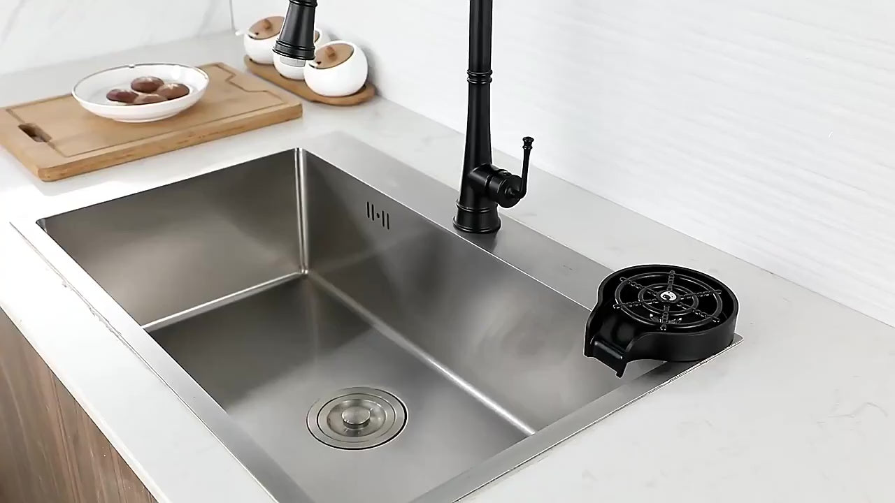 Lavador Automático de Copos e Taças para Pia – Lava na Hora, Sem Esforço
