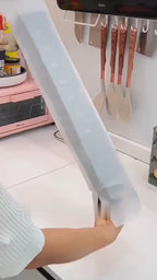 Suporte de Parede em Inox com Porta Facas e Organizador de Talheres