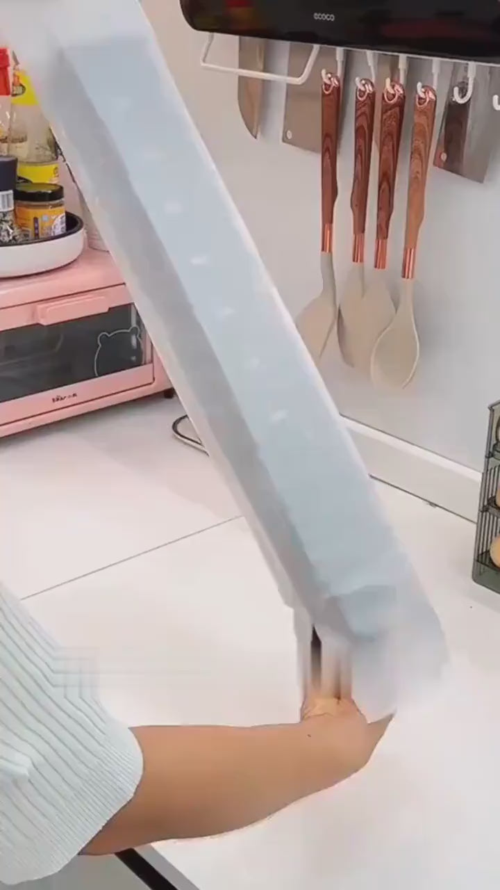 Suporte de Parede em Inox com Porta Facas e Organizador de Talheres