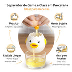 Separador de Gemas e Claras em Porcelana – Elegante e Prático